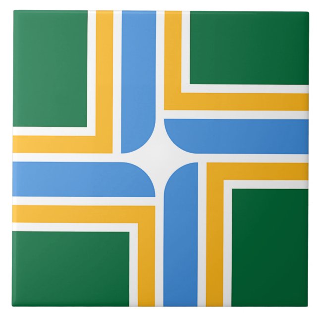 Portland City Flag Tile (Front)