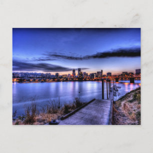 Portland Dusk Postcard