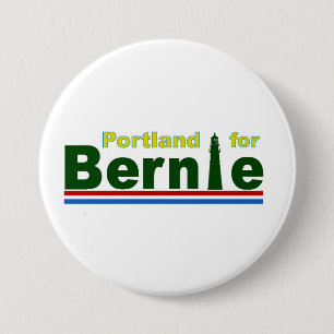 Portland for Bernie 3 Inch Round Button