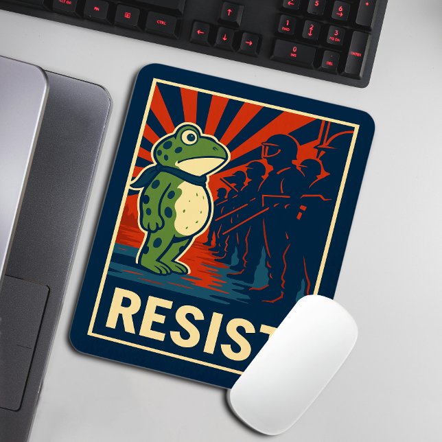 Portland Frog Protest Mouse Pad (Creator Uploaded)