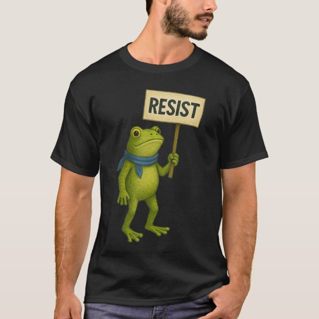 Portland Frog Protest T-Shirt (Front)