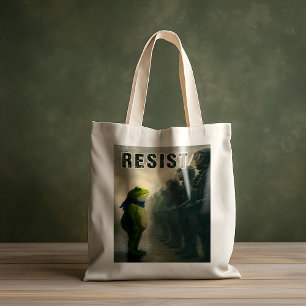 Portland Frog Protest Tote Bag