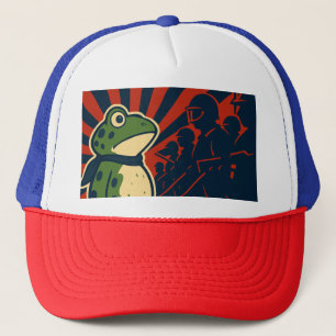 Portland Frog Protest Trucker Hat