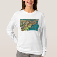 Portland from Air showing Bridges and