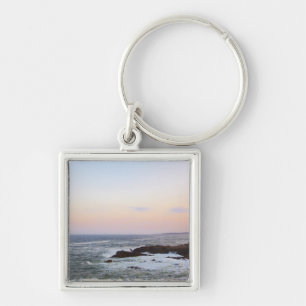 Portland Head and view to Atlantic Ocean Keychain