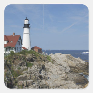Portland Head Light, Cape Elizabeth,Maine, Square Sticker