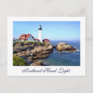 Portland Head Light, Cape Elizabeth, Maine, U.S.A. Postcard