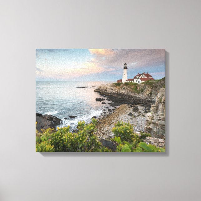 Portland Head Light | Cape Elizabeth, ME 2 Canvas Print (Front)