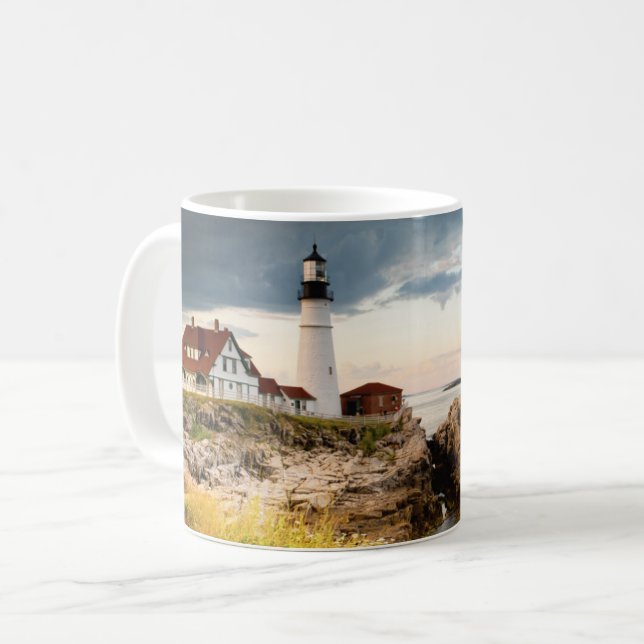 Portland Head Light | Cape Elizabeth ME Coffee Mug (Front Left)