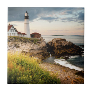 Portland Head Light   Cape Elizabeth ME Tile