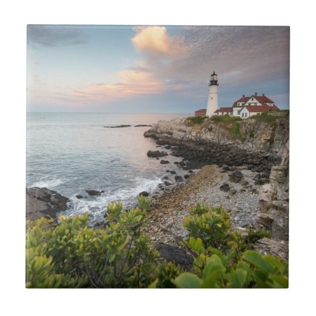 Portland Head Light | Cape Elizabeth, ME Tile (Front)