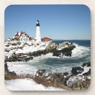 Portland Head Light Coaster