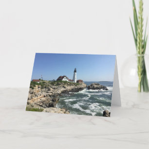 portland head light greeting card (blank inside)