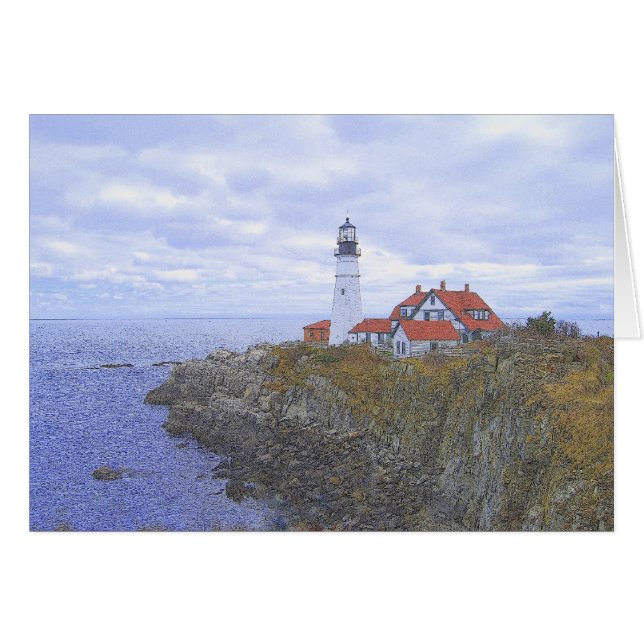 Portland Head Light House, Maine, Art (Front Horizontal)