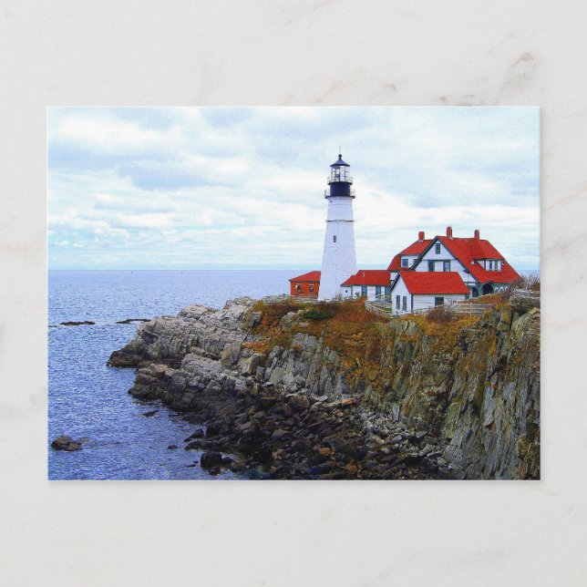 Portland Head Light House, Maine, carte postale (Devant)