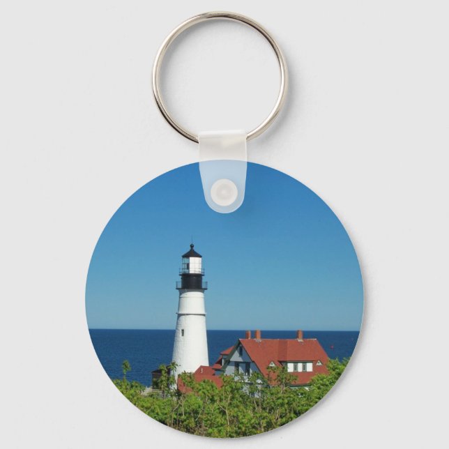 Portland Head Light Keychain (Front)