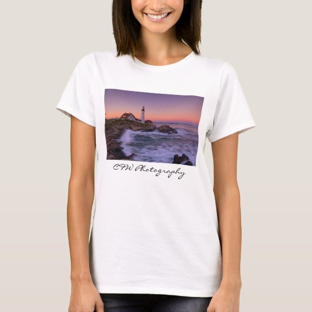 Portland Head Light, Post-Hurricane Earl T-Shirt (Front)