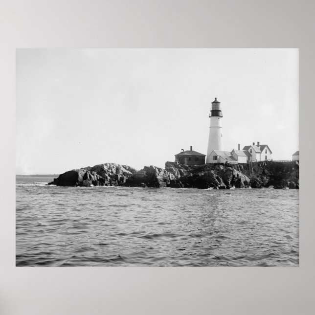 Portland Head Light Poster (Front)