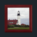 Portland Head Light Roses Gift Box<br><div class="desc">The fragrant Rosa Rugosa at Portland Head Light on a beautiful summer day.</div>