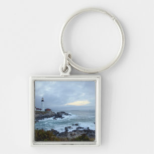 Portland Head Lighthouse at Sunrise Keychain