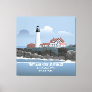 Portland Head Lighthouse Canvas Print