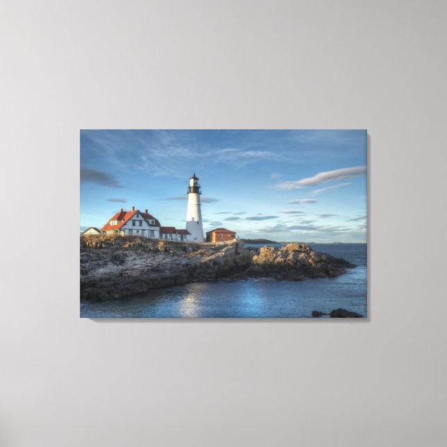 Portland Head Lighthouse Canvas Print (Front)