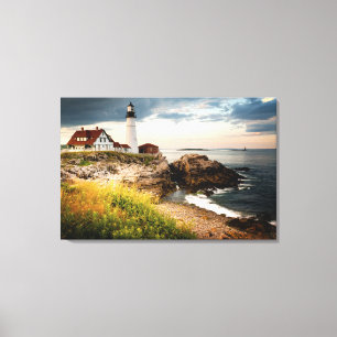 Portland Head Lighthouse   Cape Elizabeth, Me Canvas Print