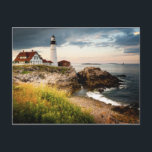 Portland Head Lighthouse | Cape Elizabeth, Me Postcard<br><div class="desc">Portland Head Light - Cape Elizabeth, ME., USA</div>