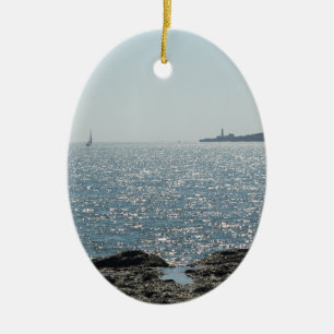 Portland Head Lighthouse Ceramic Ornament