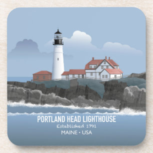 Portland Head Lighthouse Coaster