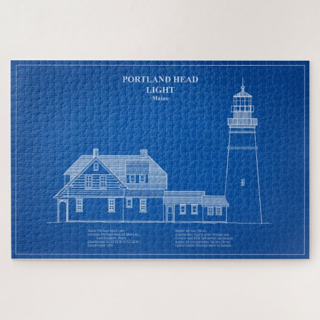 Portland Head Lighthouse - Maine – AD Jigsaw Puzzle (Horizontal)