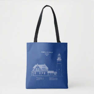 Portland Head Lighthouse - Maine – AD Tote Bag
