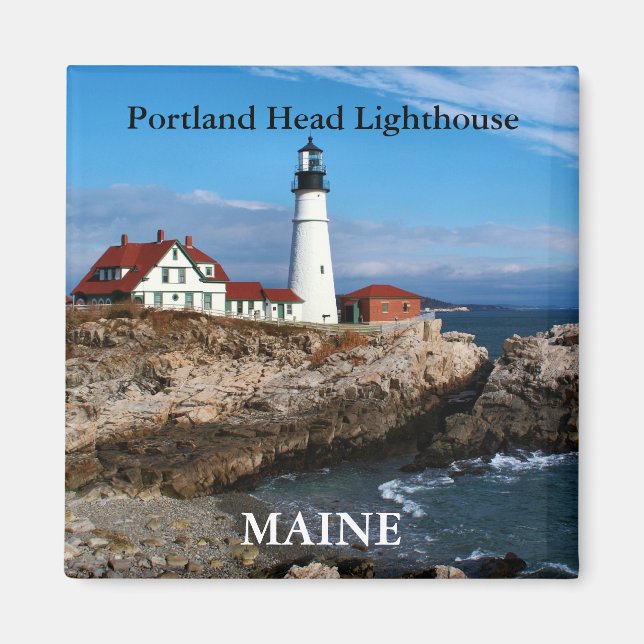 Portland Head Lighthouse, Maine Magnet (Devant)