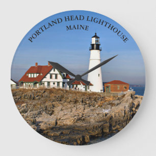 Portland Head Lighthouse, Maine Round Horloge