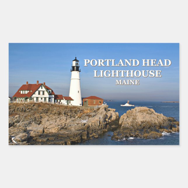 Portland Head Lighthouse, Maine Sticker (Front)