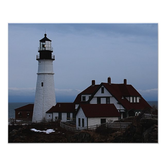 Portland Head Lighthouse Photo Print (Front)