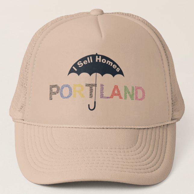 Portland Immobilier Maisons Tan Baseball Casquette (Devant)