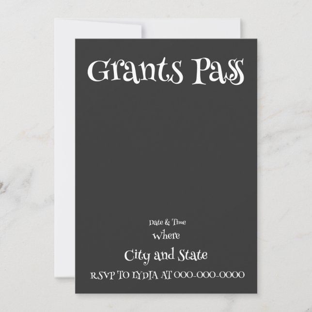 PORTLAND INVITATION (Front)