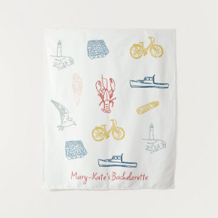 Portland, Maine Bachelorette  Tapestry