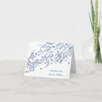 Portland Maine Casco Bay Map Wedding Personalized