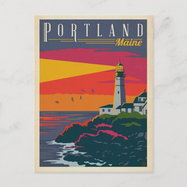 Portland, Maine | Lighthouse Postcard (Front)