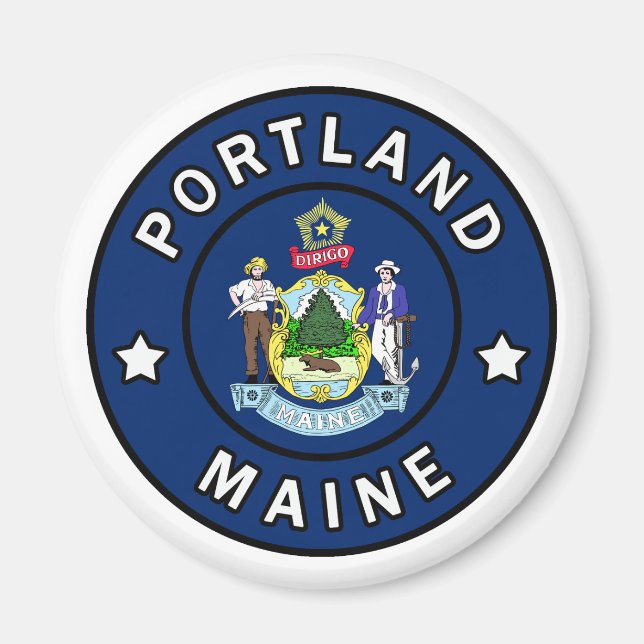 Portland Maine Magnet (Front)