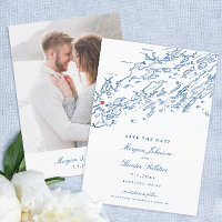 Portland Maine Map Elegant Wedding