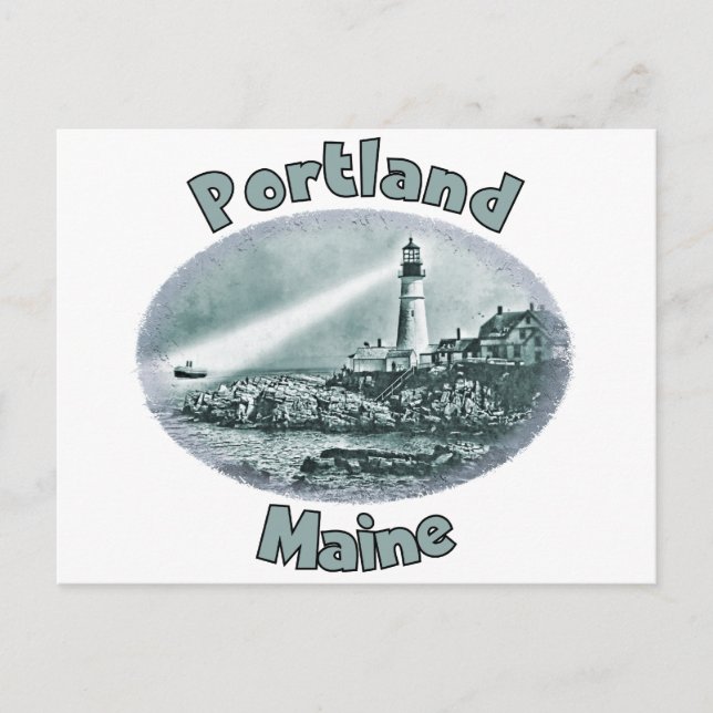 Portland, Maine Postcard (Front)