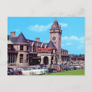 Portland, Maine Union Station 1950s Carte postale