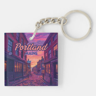 Portland Maine Vieux Port Cobblestone Vintage