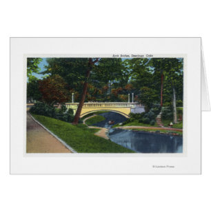 Portland, MaineDeering Oaks Vue du pont de l'arc