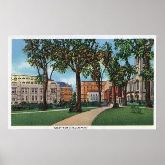 Portland, MaineScenic View from Lincoln Park Poster