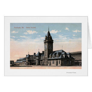 Portland, MaineUnion Station Railroad View