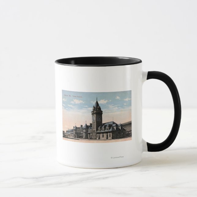 Portland, MaineUnion Station Railroad View Mug (Right)
